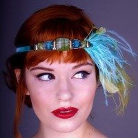 Blue Deco Headband