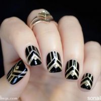 Art Deco Nail Art