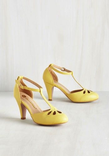 lemon yellow womens shoes