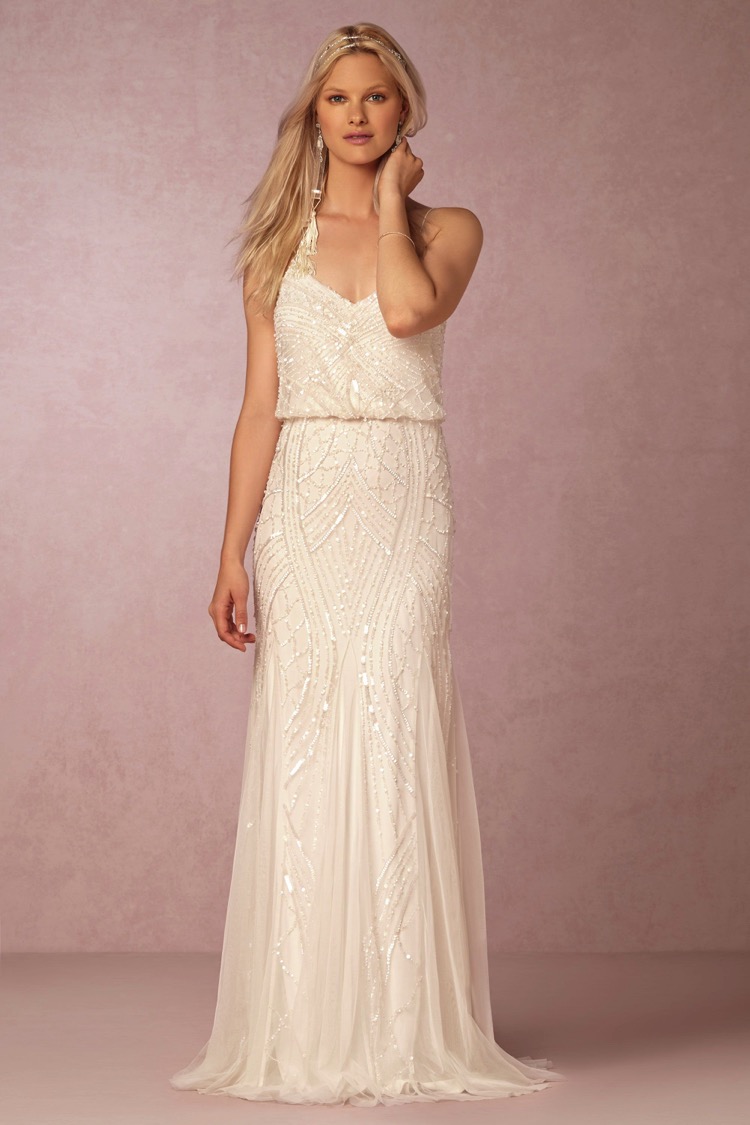 blouson wedding dress