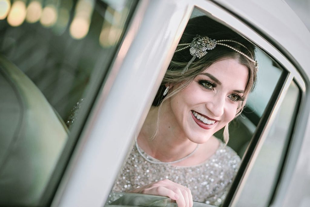 1920s Bridal Hair + Makeup