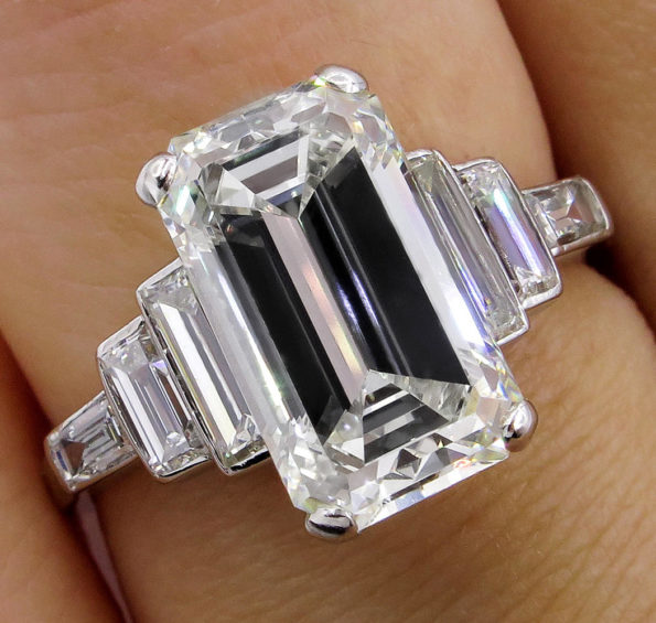 1920s Diamond Art Deco Engagement Ring