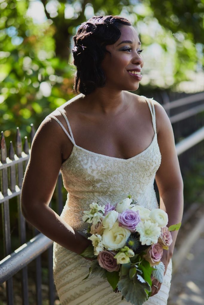 1920s Finger Waves Bridal Hair