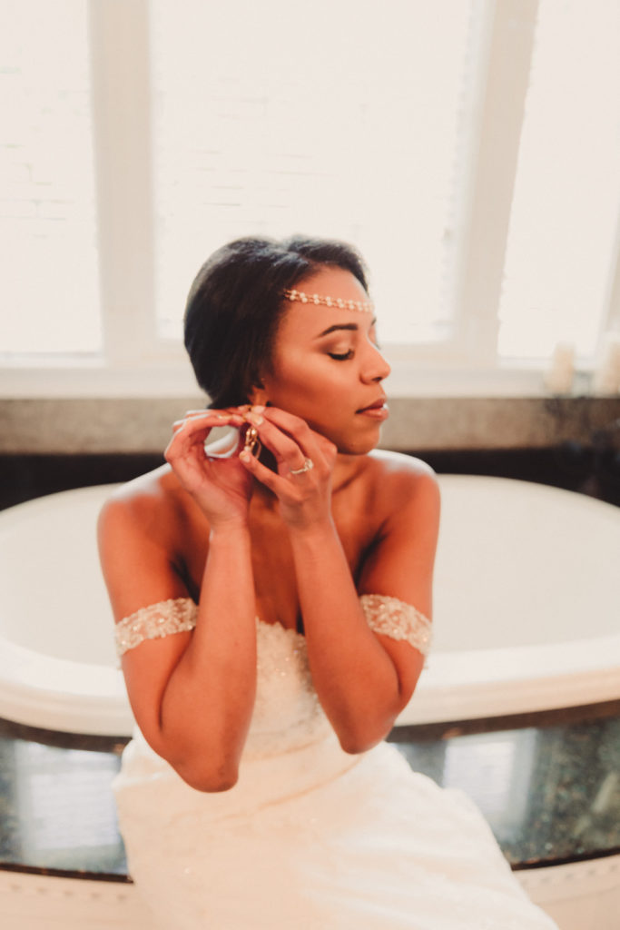 1920s Garden Party Wedding Bride