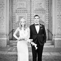 1920s Groom + Bride
