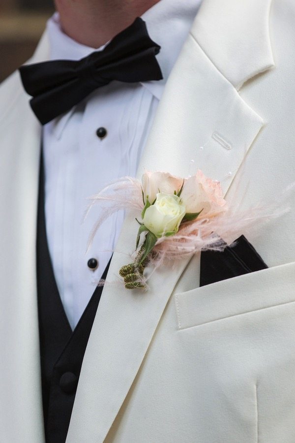 1920s Inspired Boutonniere