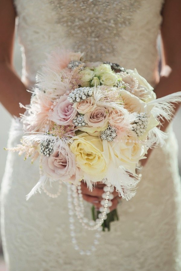 1920s Inspired Bridal Bouquet