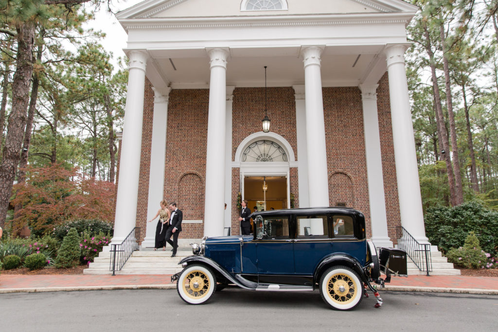 1920s Inspired Church Wedding North Carolina