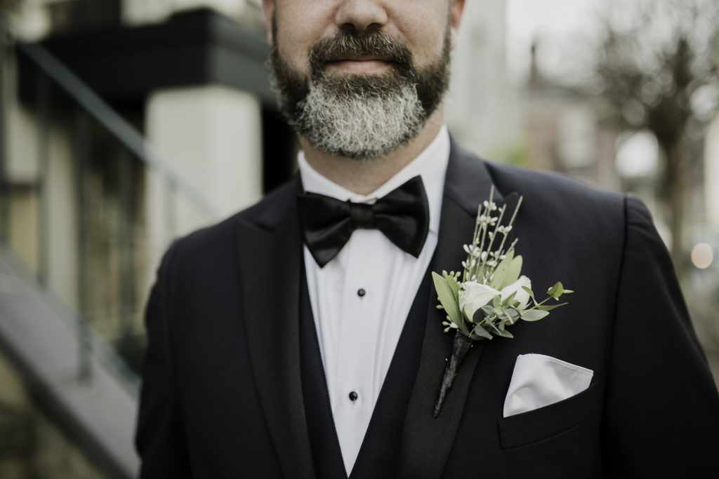 Boutonniere | 1920s New Years Eve Wedding