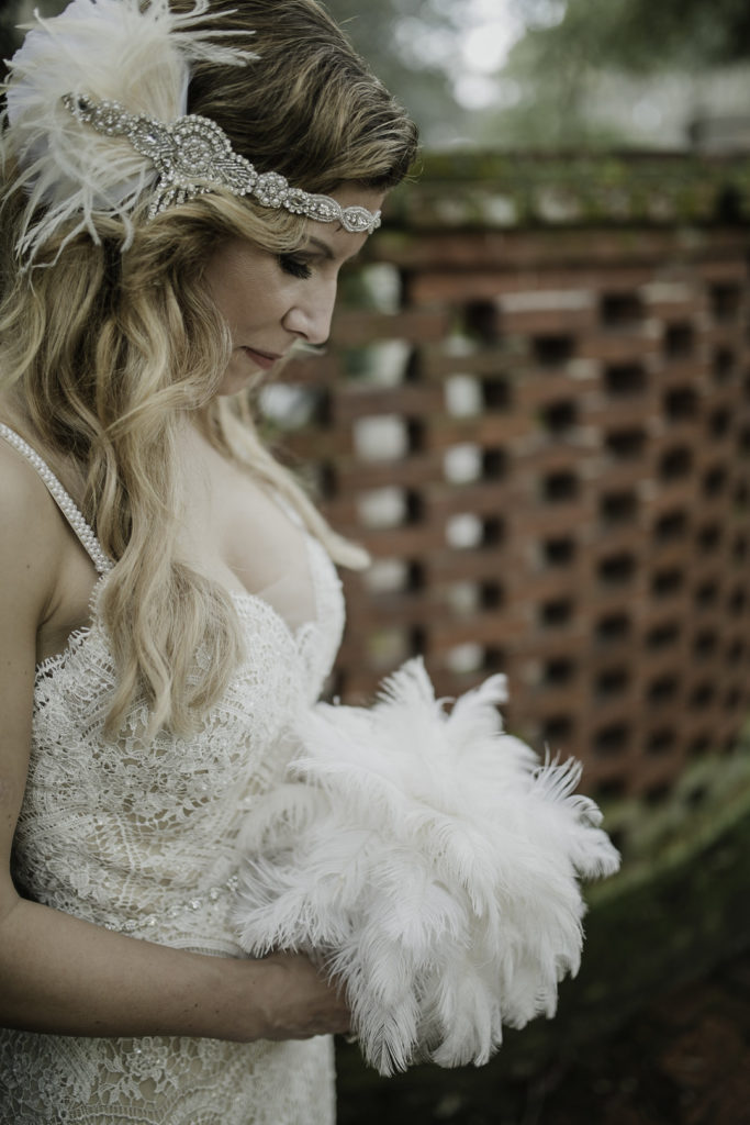 Bride 1920s New Years Eve Wedding