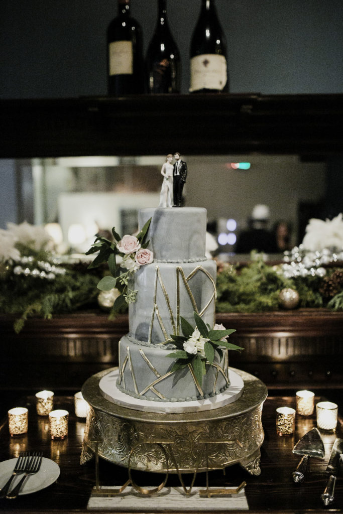 1920s New Years Eve Wedding Cake