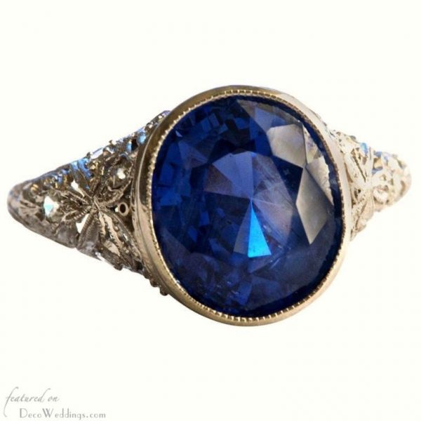 1920s Sapphire Ring