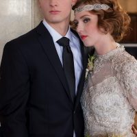 1920s Styled Bride and Groom