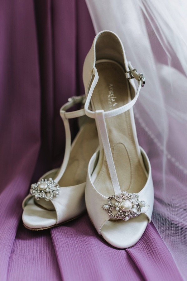 1920s T-Strap Bridal Shoes | Angela Nuran