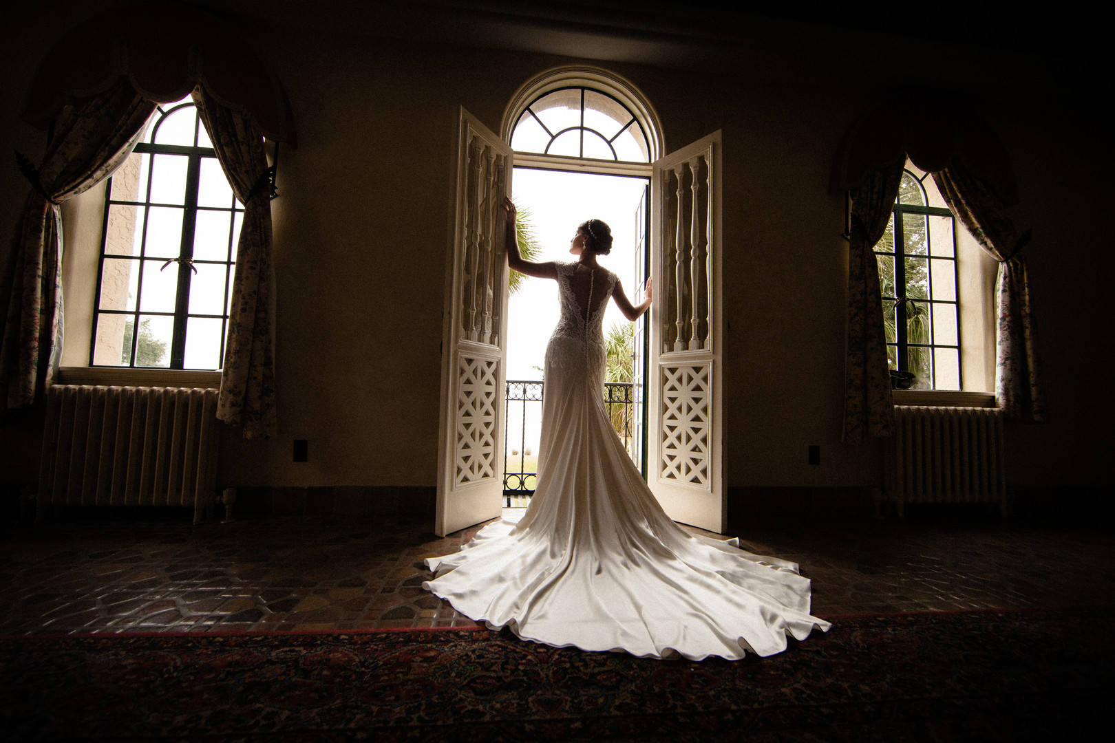 1920s Vintage Style Bridal Gown