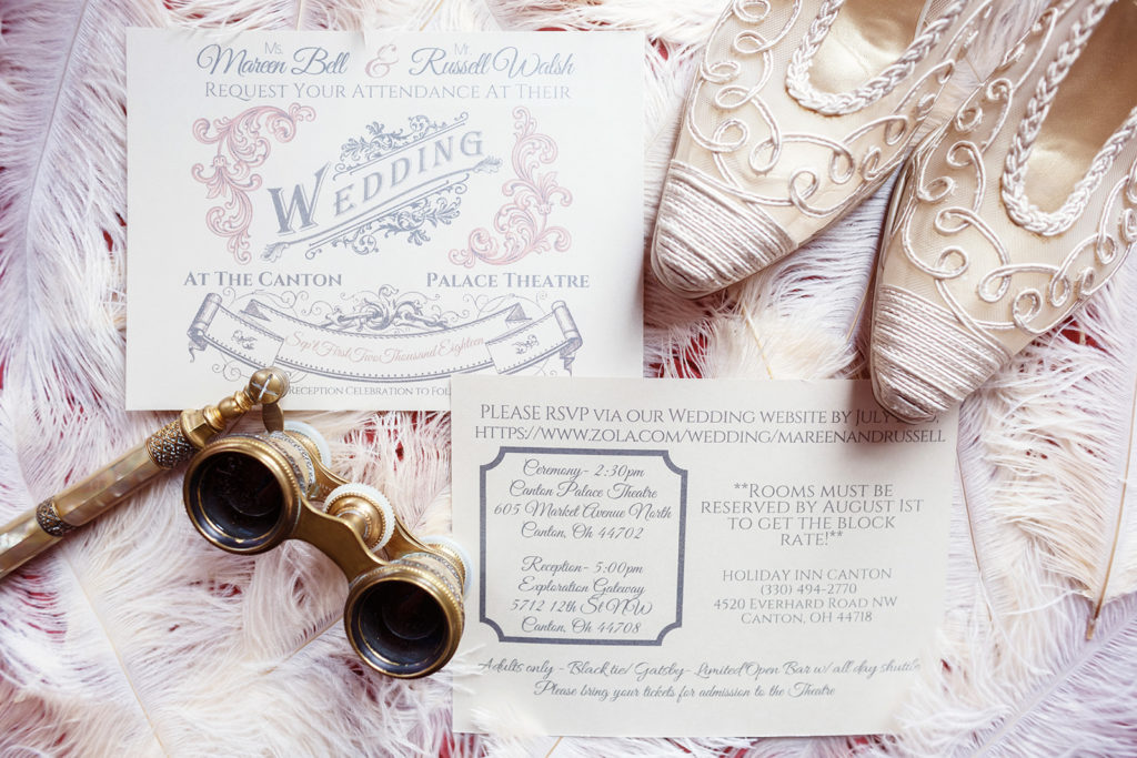 1920s Vintage Theater Wedding | Blush Pink Decor