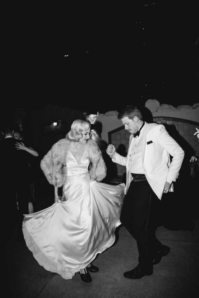 1920s Wedding Dress Dancing