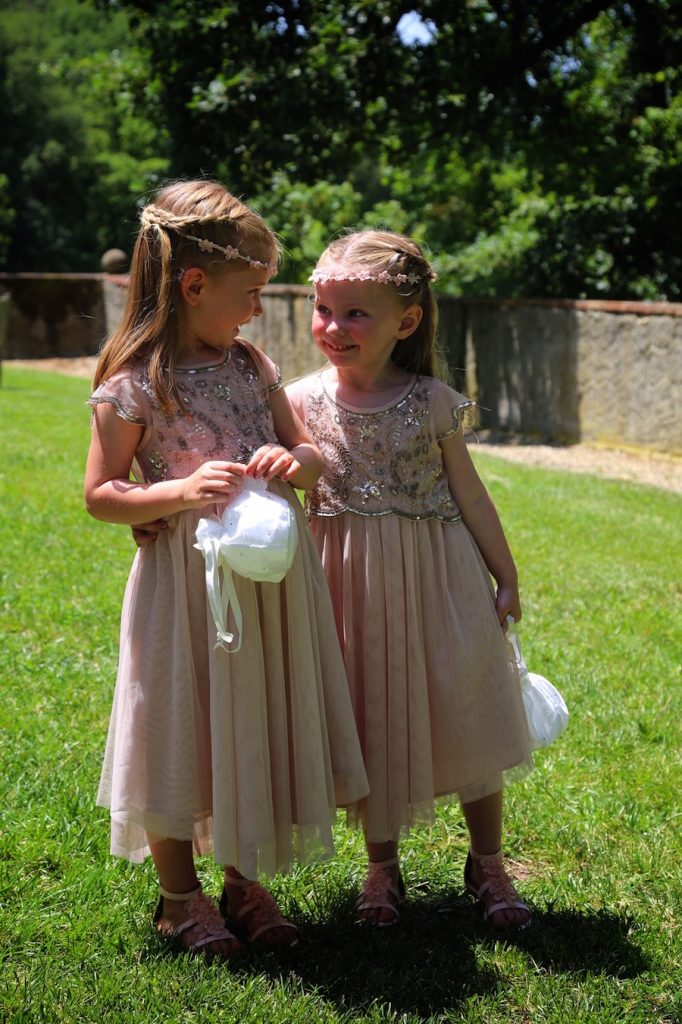 1920s Wedding Flower Girls