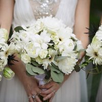 1920s White Wedding Bouquet