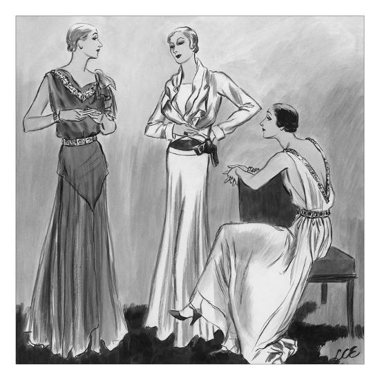 1930s Evening Gowns | Vogue May 1932