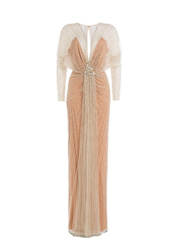 Nude 1930s Evening Gown | Jenny Packham | Deco Shop