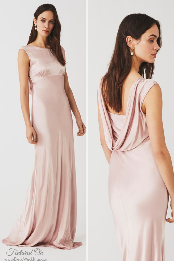1930s Pink Satin Gown | Salma
