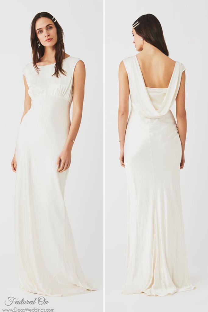 1930s Satin Wedding Gown | Salma