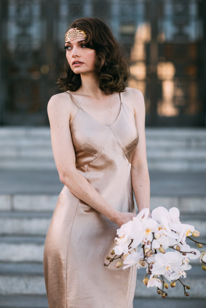 1940s Bridal Hair | Art Deco Wedding