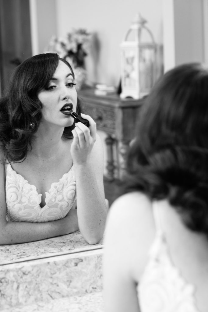 1940s Bridal Hair + Makeup