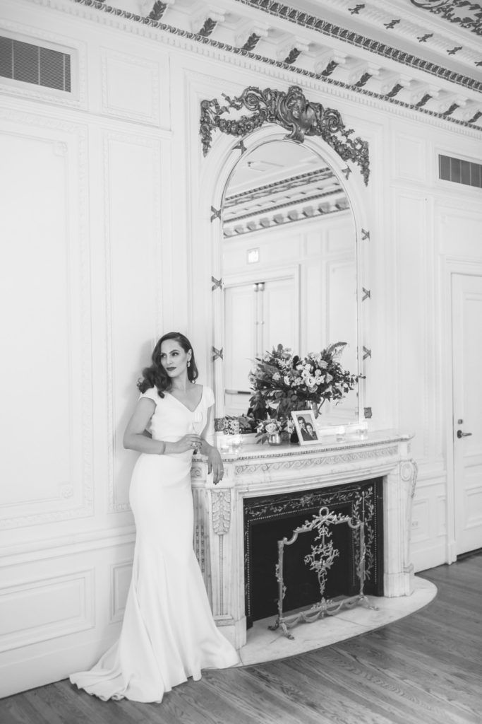 1940s Vintage Hotel Wedding | San Francisco Bride