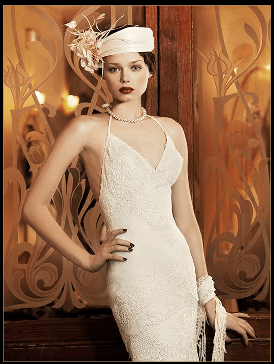 Art Deco Wedding Dress Yolan Cris Milán
