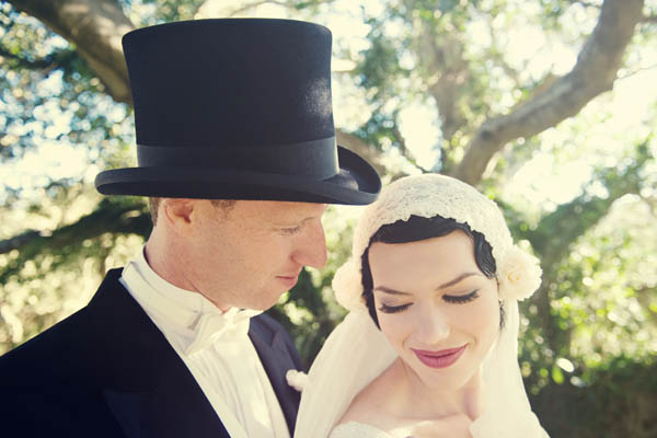 Art Deco Bride and Groom