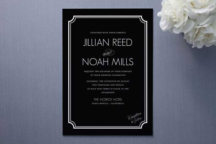 Art Deco Invite