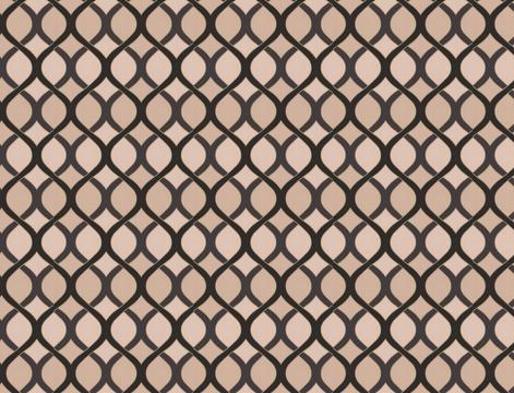 Gold and Black Art Deco 1920s Wallpaper