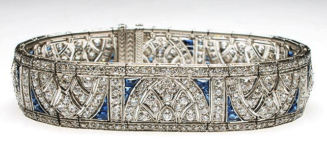 1920s Sapphire Cuff