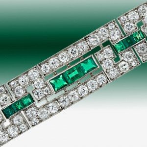 20s Emerald Bracelet