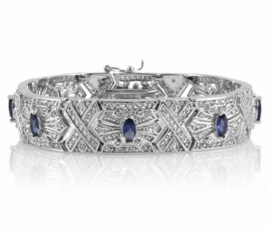 Deco Sapphire Bracelet