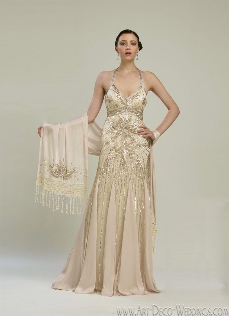 Sue Wong 20s Wedding Dress N2133