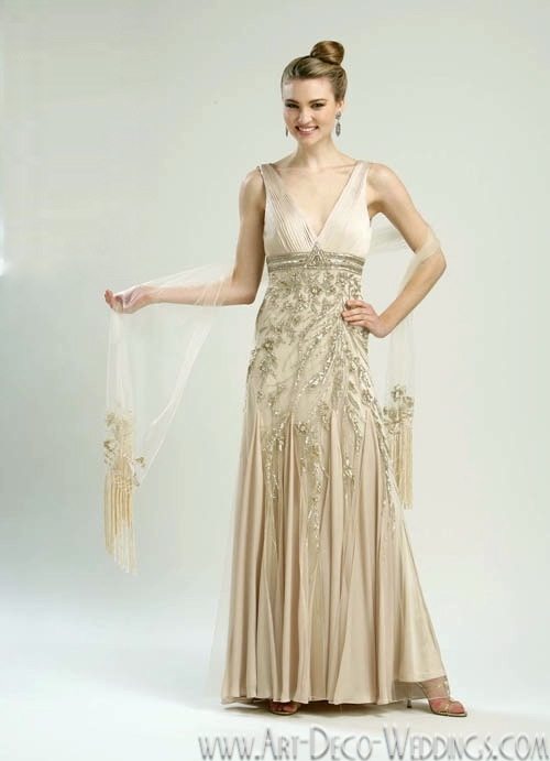 1920s Wedding Dresses || Sue Wong | Deco Weddings