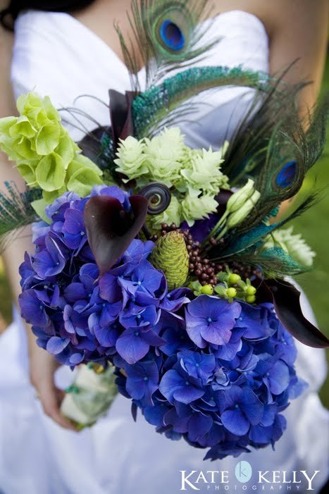 Peacock Plume Bouquet