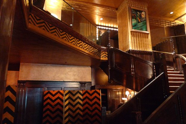Art Deco Staircase Chevron Pattern