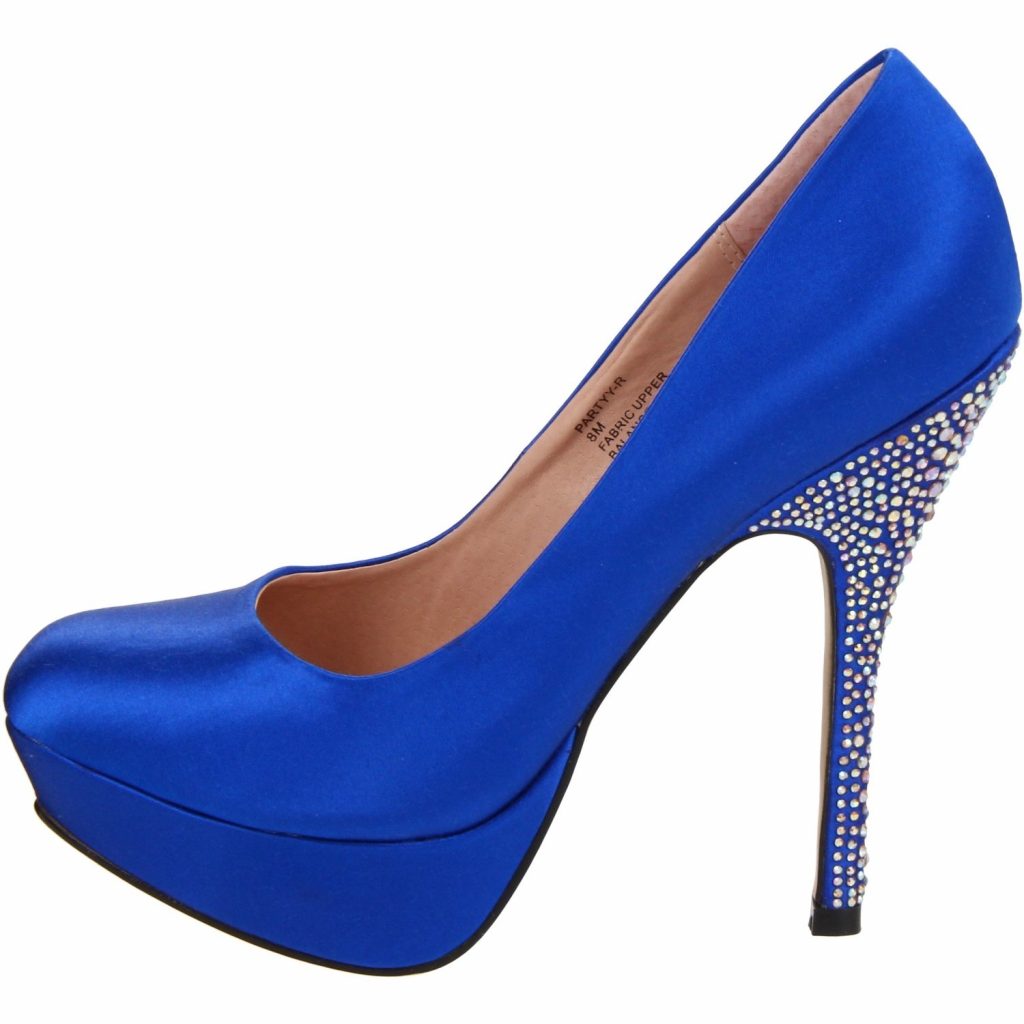 Blue Deco Heels