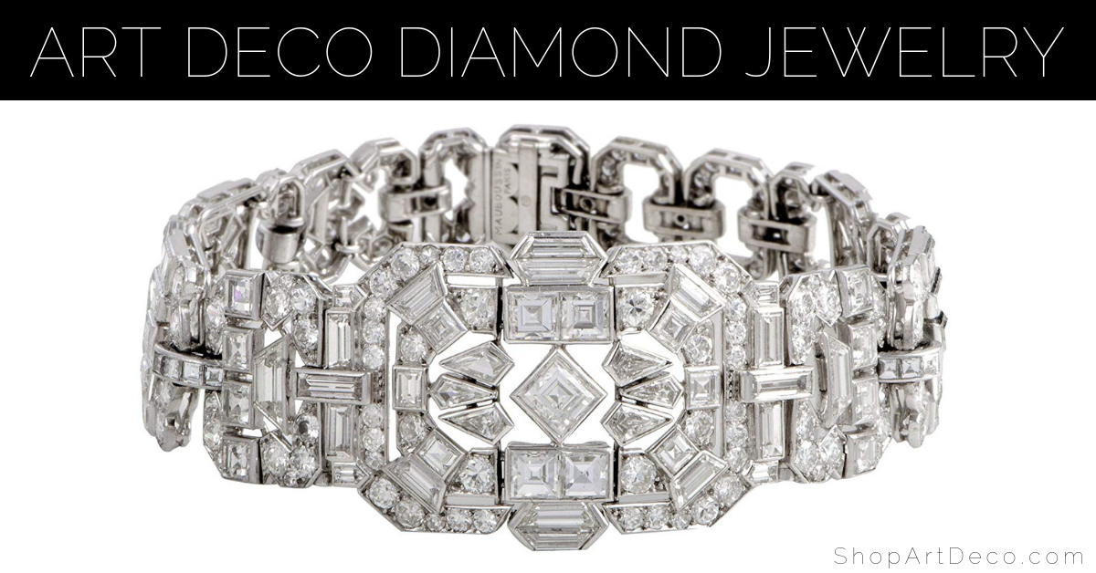 Art Deco Diamond Jewelry | April Birthstone