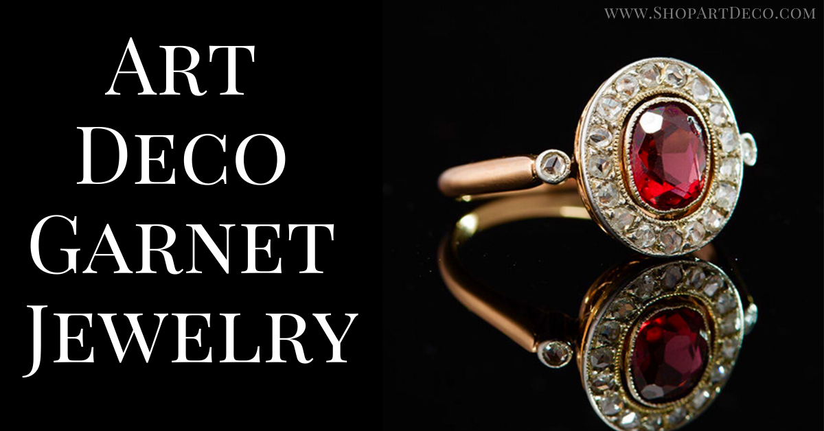 Art Deco Garnet Jewelry