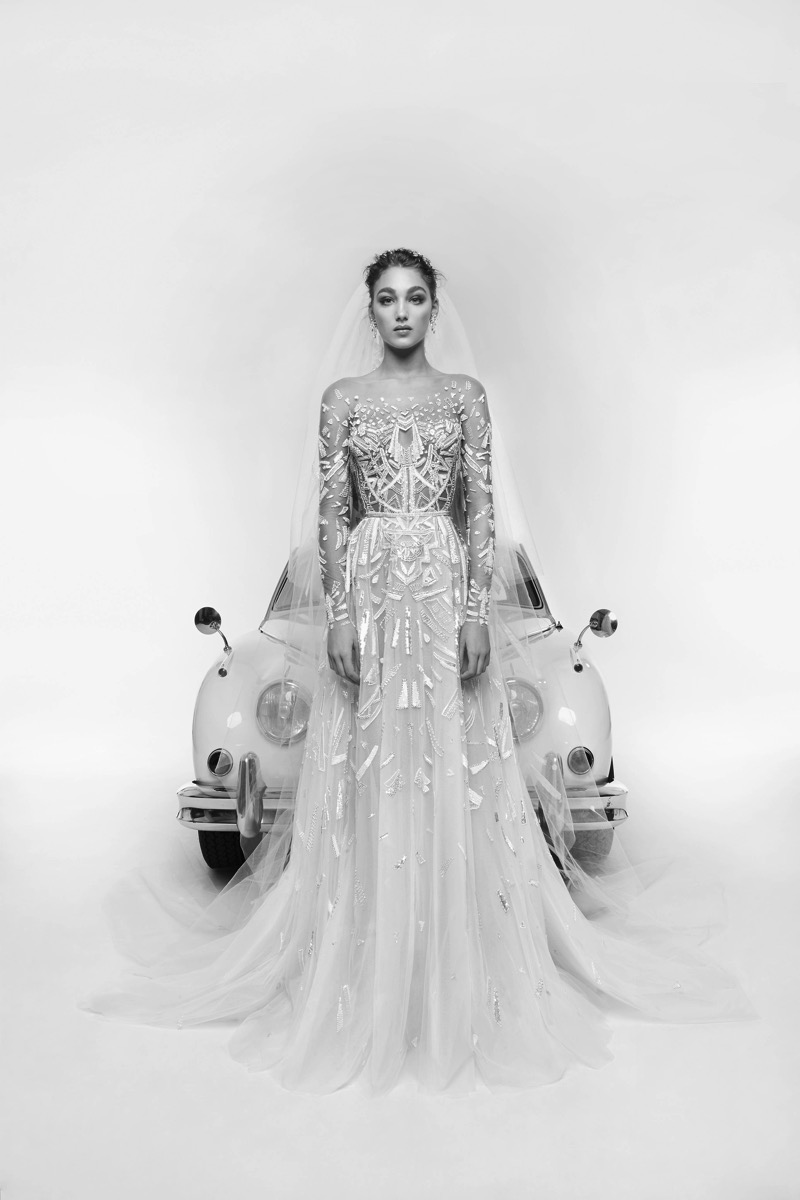 2019 art deco wedding dress 2025