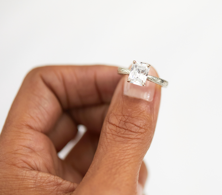 Lab Grown Diamond Solitaire Ring