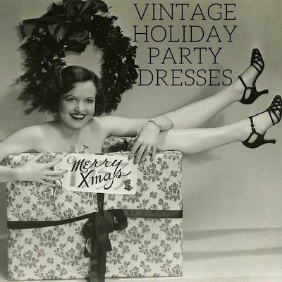 Vintage style Holiday Party Dresses