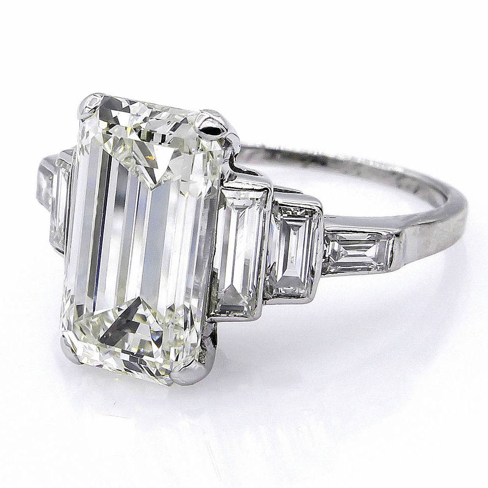 Antique 1920s Art Deco Diamond Engagement Ring Deco Shop