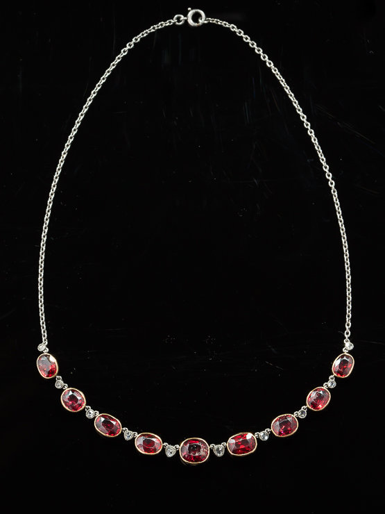 Antique 1920s Garnet Necklace