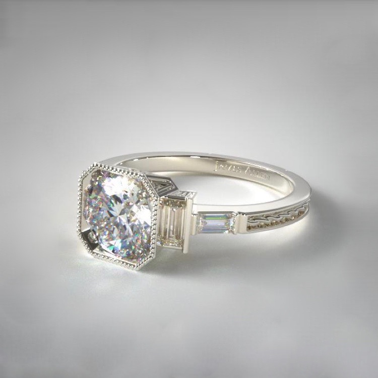 Round Art Deco Engagement Rings | lupon.gov.ph